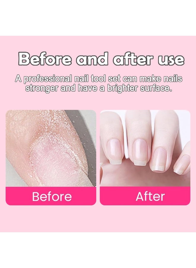 مجموعة العناية بالأظافر ، مسمار ملف 100 / 180 ، مسمار وسادة كتلة ، مقطع الكيراتين ، المتقلب ، الكيراتين الصحافة ، أداة مسمار ، مسمار كيت ، باديكير ، مانيكير كيت ، مانيكير كيت - Image 3